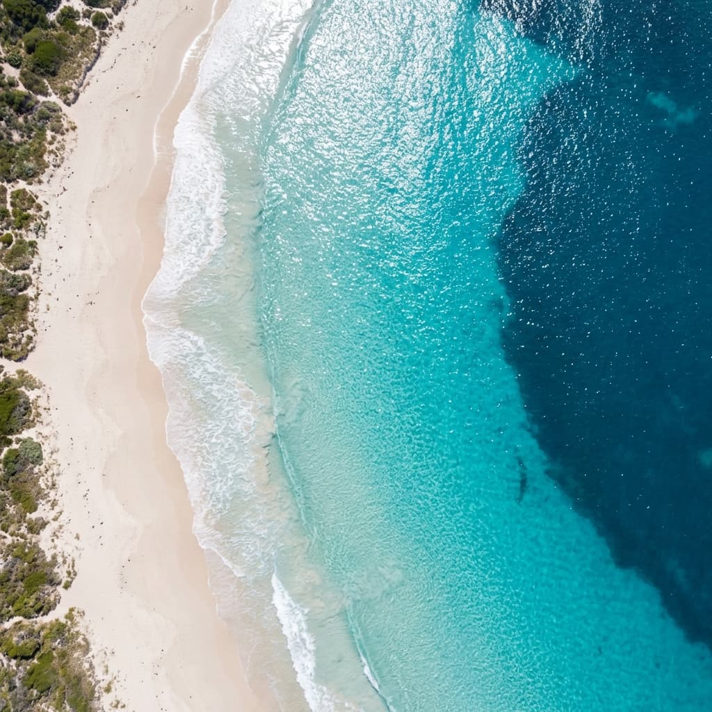 Waves ebbing and flowing